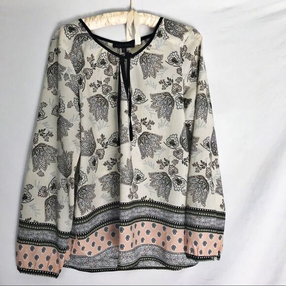 Sanctuary tunic in pink and sage. - Picture 1 of 3